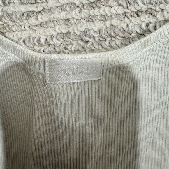 Skims Bone Cotton Rib Tank & Boy Short Set - Picture 11 of 11